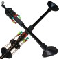 Preview: Fox Outdoor Blasrohr-Set schwarz Einteilig mit Zubehör Länge 45 cm